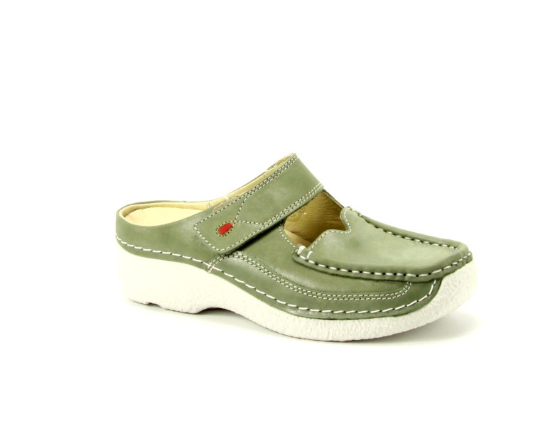 Wolky slipper Roll slipper 36701 groen