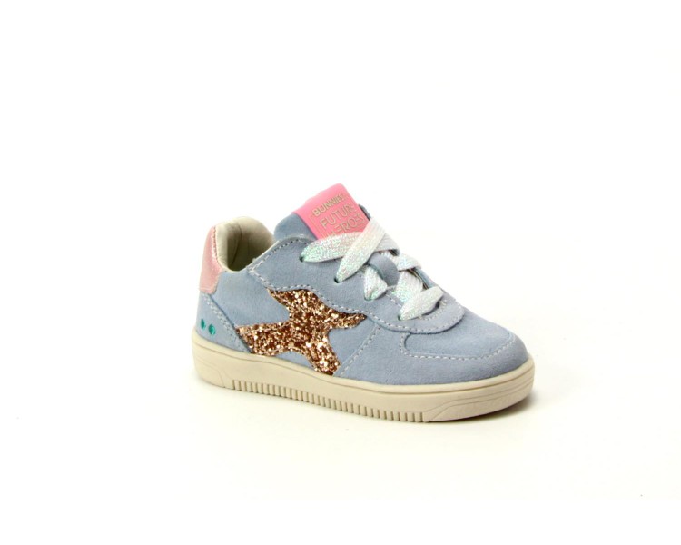 Bunnies jr veterschoen Monica Mellow 422 blauw