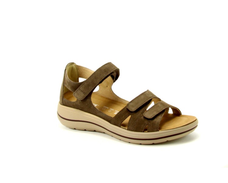 Hartjes dichte hiel sandaal Pop 41.00 taupe