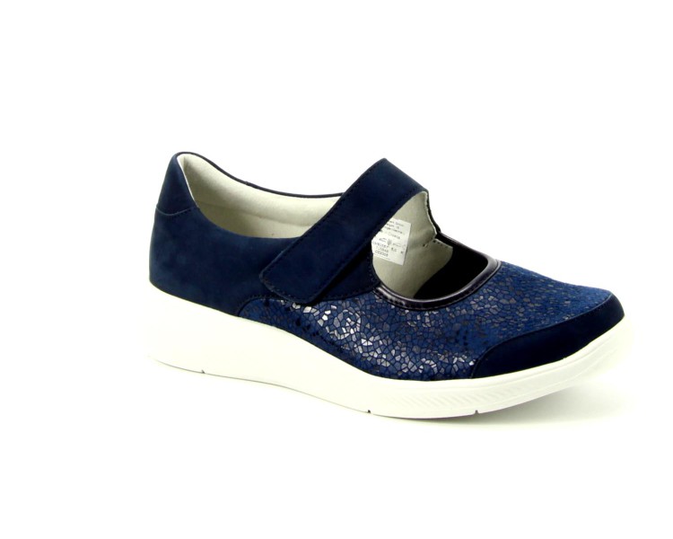Solidus bandschoen Kalea 80557 blauw