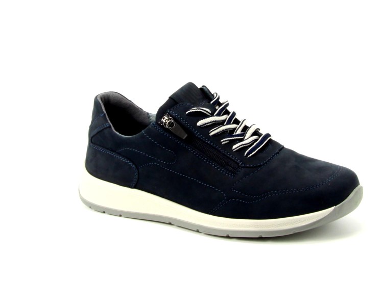 Waldlaufer veterschoen k Killian 217 blauw