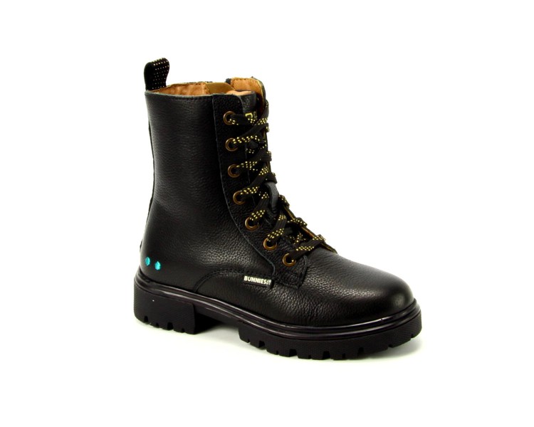 Bunnies jr veterboot Saar Sterk 589 zwart