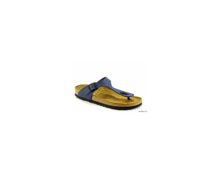 Birkenstock teenslipper Gizeh blauw bij Wittepoel Birkenstock teenslipper Gizeh blauw bij Wittepoel
