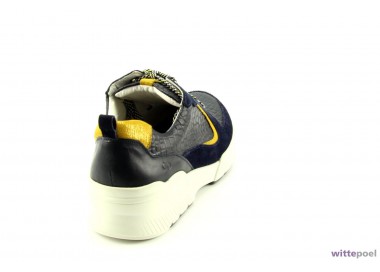 Durea veterschoen GO 6232 blauw bij Wittepoel